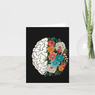 Floral Brain Mental Health s Psychologist Card