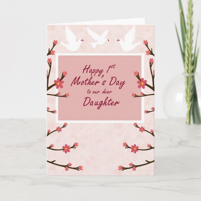 Floral Branch Family Card (Front)