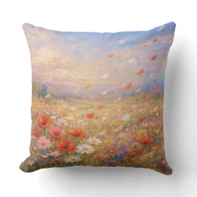 Floral Breeze - Pastel Painting Style Art