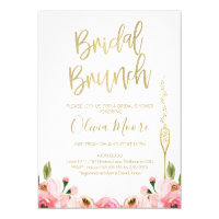 Floral Bridal Brunch Bridal Shower Invitation