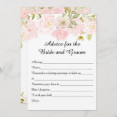 Floral Bridal Shower Advice Cards (Front/Back)
