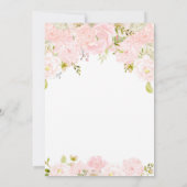Floral Bridal Shower Advice Cards (Back)