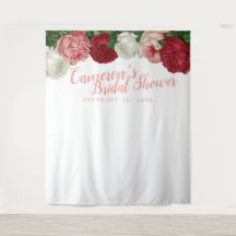 Floral Bridal Shower Backdrop