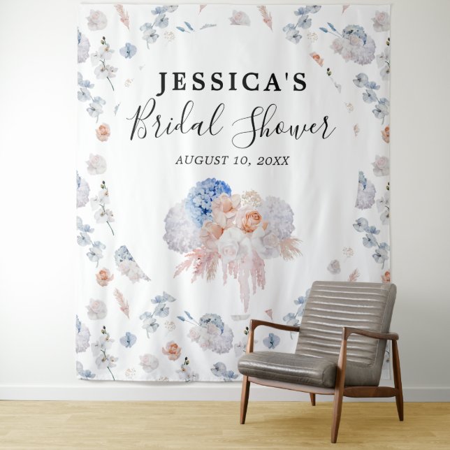 Floral Bridal Shower Backdrop Photo booth (In Situ)