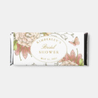 Floral Bridal Shower Custom Hershey Bar Wrappers