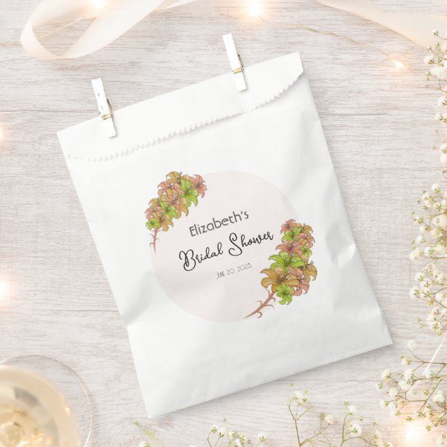 Floral bridal shower favor bag (Clipped)