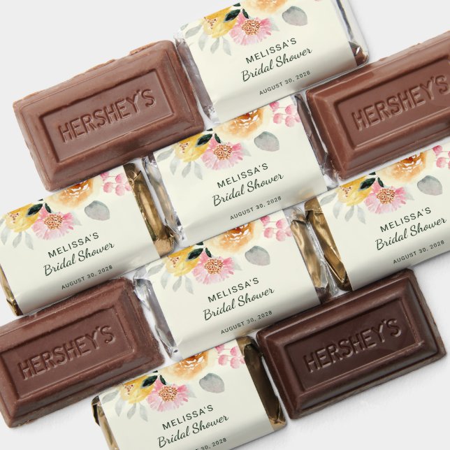 Floral Bridal Shower Hershey's Miniatures (Assorted)