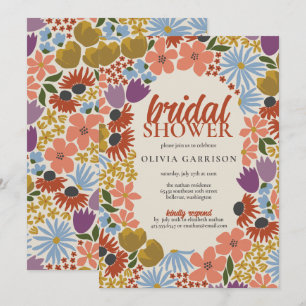 Floral Bridal Shower Invitation
