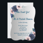 Floral bridal shower invitation,modern,boho. save the date<br><div class="desc">Floral bridal shower invitation, boho, modern,  perfect for a spring and summer bridal shower.Pretty grey backround with pink and blue flowers.
printable and downloadable.</div>