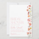 Floral Bridal Shower Invitation Wildflowers Modern