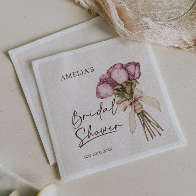 Floral Bridal Shower  Napkins (Creator Uploaded)