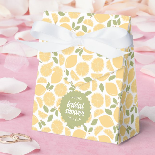 Floral Bridal Shower or Wedding Personalized Favor Boxes (Wedding)
