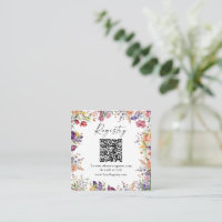 Floral Bridal Shower QR Code Registry