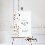 Floral Bridal Shower Sign<br><div class="desc">Let Your Special Day Blossom with Floral Bridal Shower Sign! This bridal shower sign features stunning hand-painted watercolor florals in hues of deep purple, dusty blue, and blush pink with sage greenery. Whether you're hosting a garden party or a cozy, intimate gathering, this beautiful sign will bring a special touch...</div>