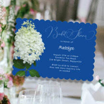 Floral Bridal Shower White Hydrangea