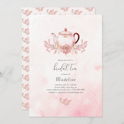 Floral Bridal Tea Bridal Shower Invitation