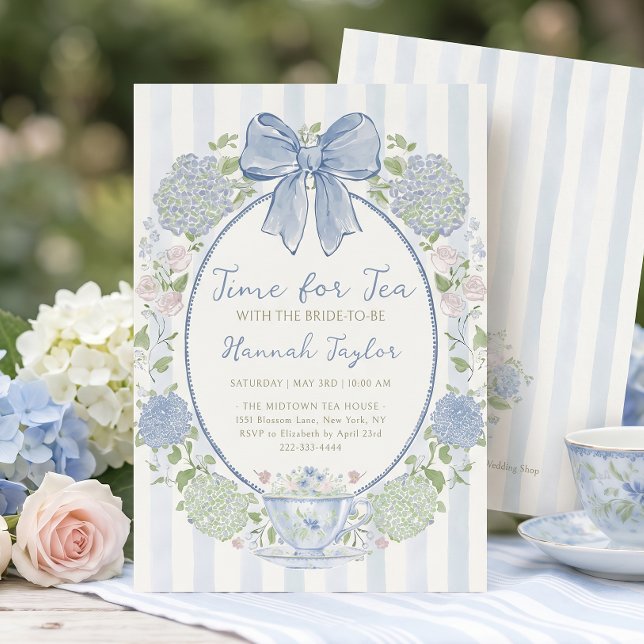 Floral Bridal Tea Bridal Shower Invitation (Creator Uploaded)