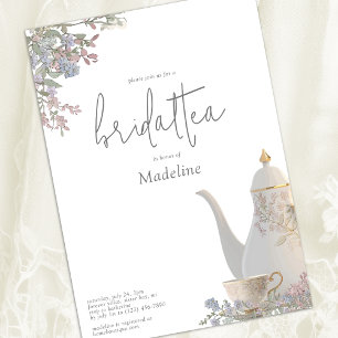 Floral Bridal Tea Bridal Shower Invitation