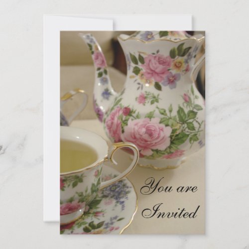 Bridal Tea Party Invitation