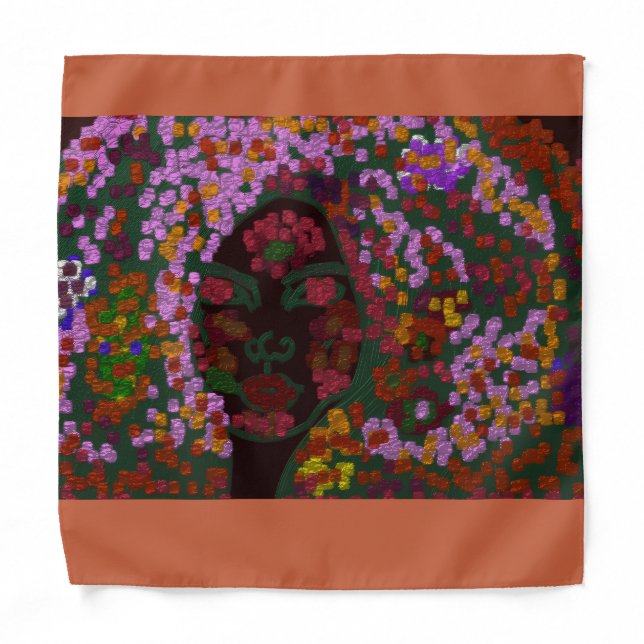 Floral Bride  Bandana (Front)