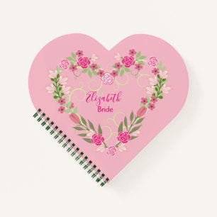 Floral Bride Pretty Notebook