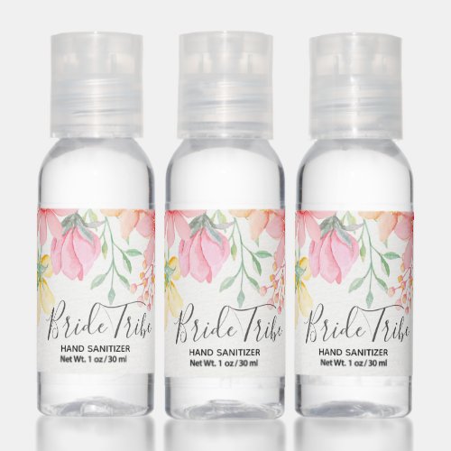 Floral Bride Tribe Hand Sanitizer