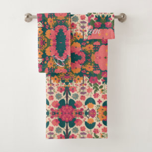 Floral Bridesmaid Functional Gift Towel
