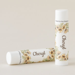 Floral Bridesmaid Gift Idea Lip Balm