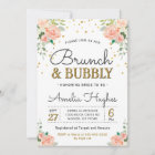 Floral Brunch and Bubbly Peony Gold Bridal Shower