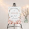 Floral Brunch & Bubbly Bridal shower welcome sign
