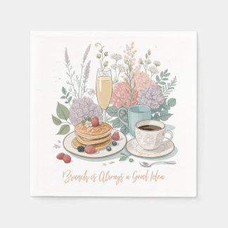 Floral Brunch Paper Napkins