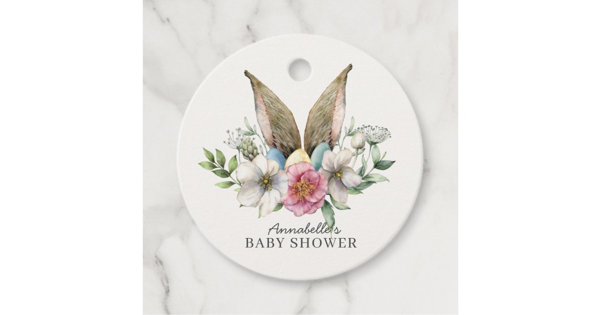 Peter Rabbit Baby Shower Invitation Favor Tags