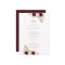 Floral Burgundy Blush Greenery Modern Minimal