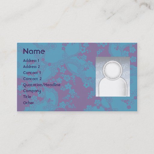 Customizable Floral - Business Business Card