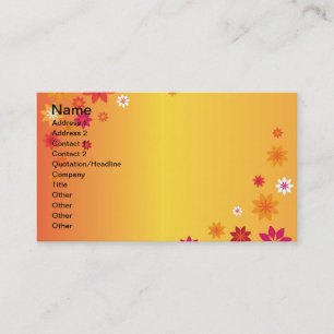 Floral Business Card