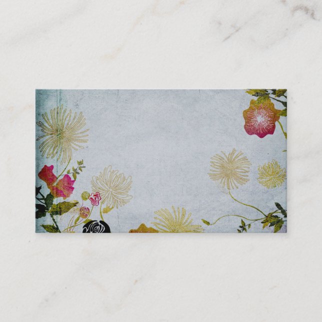 Floral Business Card (Front)