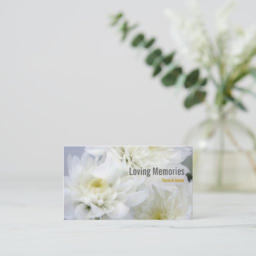 Customizable Floral Business Card
