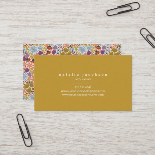 Floral Business Card