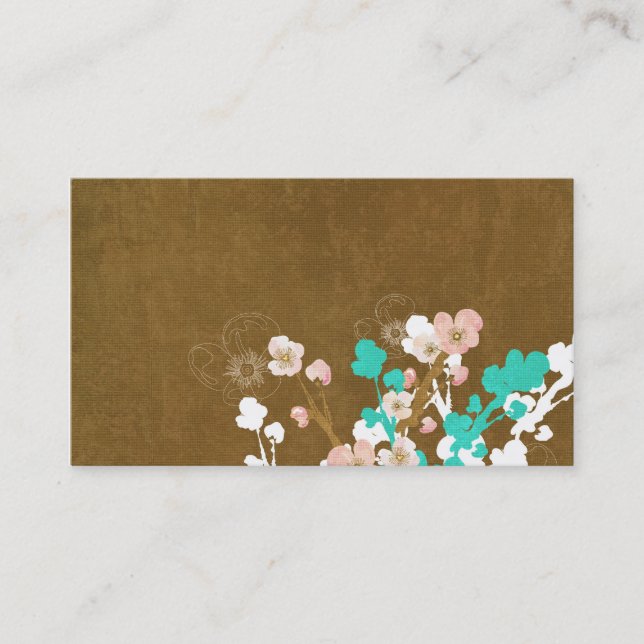 Floral Business Card (Front)