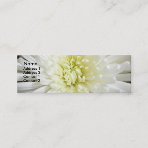 Customizable Floral Business Card
