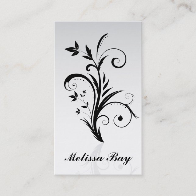Floral Business Card (Front)