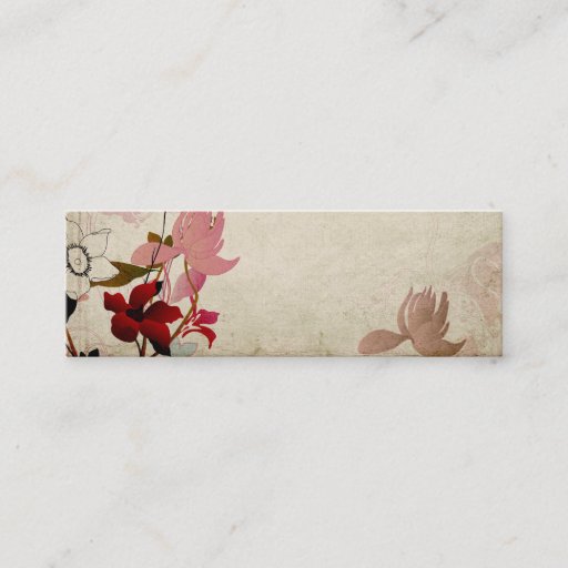 Customizable Floral Business Card