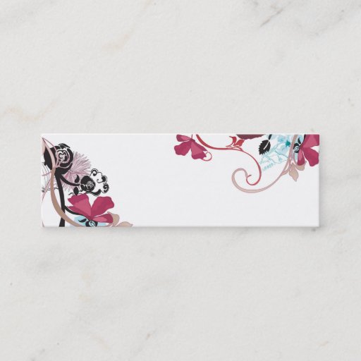 Customizable Floral Business Card
