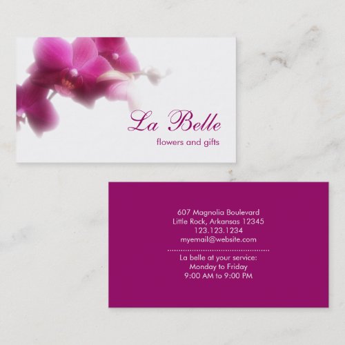 Floral Business Card