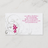 Floral Business Card (Back)
