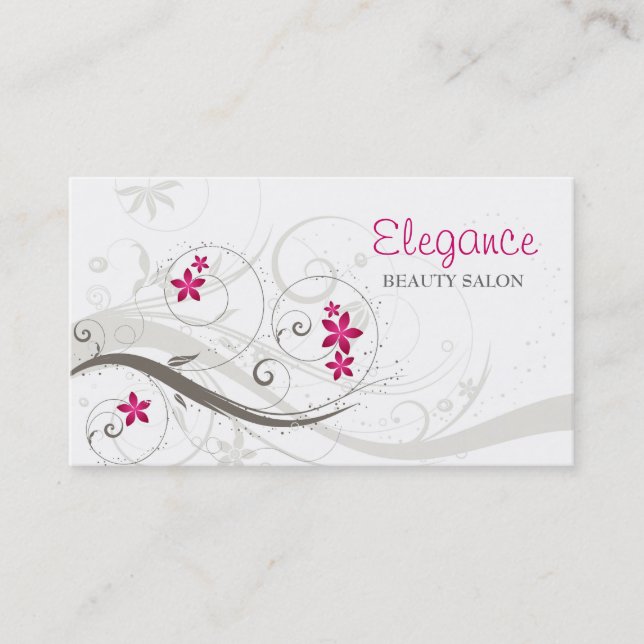 Floral Business Card (Front)