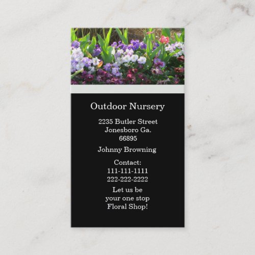 Floral Business Card