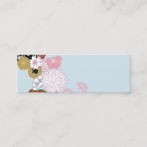 Customizable Floral Business Card