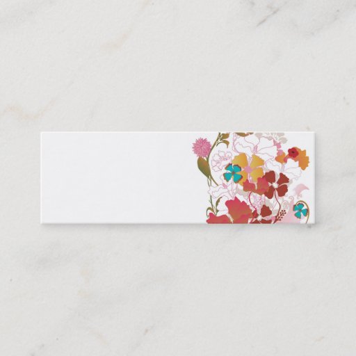 Customizable Floral Business Card