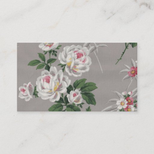 Customizable Floral Business Card